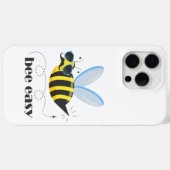 Bienenfigur mit Schnurrbart-Sonnenbrille Bee Easy Case-Mate iPhone Hülle (Rückseite (Horizontal))