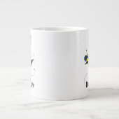 Bienenfigur mit Schnurrbart-Sonnenbrille Bee Easy Jumbo-Tasse (Vorderseite)