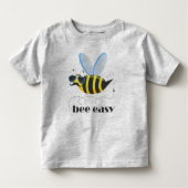 Bienenfigur mit Schnurrbart-Sonnenbrille Bee Easy Kleinkind T-shirt (Vorderseite)