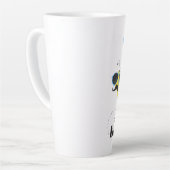 Bienenfigur mit Schnurrbart-Sonnenbrille Bee Easy Milchtasse (Linke Ecke)
