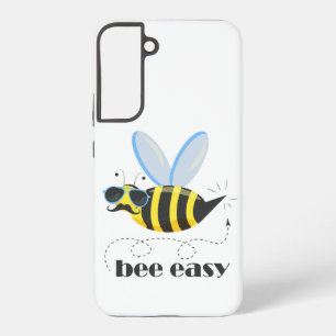 Bienenfigur mit Schnurrbart-Sonnenbrille Bee Easy Samsung Galaxy Hülle