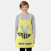Bienenfigur mit Schnurrbart-Sonnenbrille Bee Easy Schürze (Getragen)