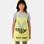 Bienenfigur mit Schnurrbart-Sonnenbrille Bee Easy Schürze (Insitu)