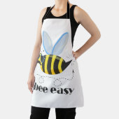 Bienenfigur mit Schnurrbart-Sonnenbrille Bee Easy Schürze (InSitu)