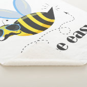 Bienenfigur mit Schnurrbart-Sonnenbrille Bee Easy Sherpadecke (3/4)