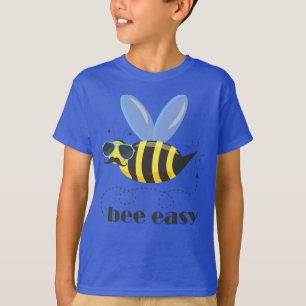 Bienenfigur mit Schnurrbart-Sonnenbrille Bee Easy T-Shirt
