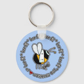 Bienenfit - Schlüsselanhänger (Vorderseite)