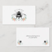 Bienenflora-Blumenkarte Visitenkarte (Vorne/Hinten)