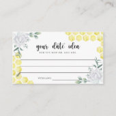 Bienenflora Wasserfarbe Datum Ideen Nacht \ Datum  Begleitkarte (Vorderseite)