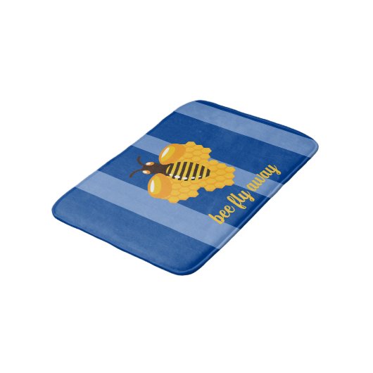 Bienenflug Badematte (Schrägansicht)