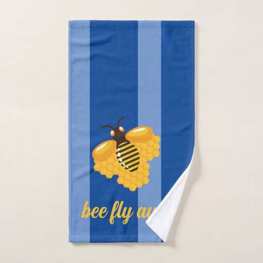 Bienenflug Badhandtuch Set (Handtuch)