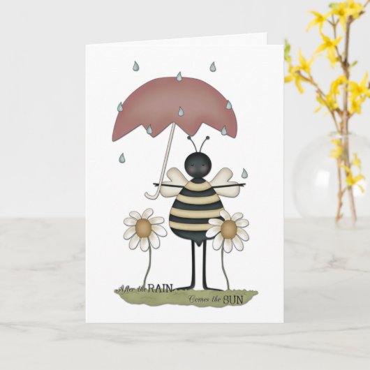 Bienenförderung Karte (Gelbe Blume)