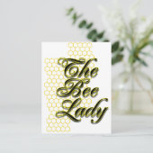 Bienenfrau Postkarte (Stehend Vorderseite)