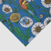 Bienenfresser auf blau seidenpapier (Ausschnitt)