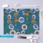 Bienenfresser auf blau seidenpapier (Handwerk)