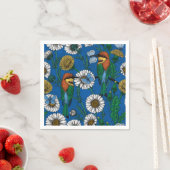 Bienenfresser auf blau serviette (Beispiel)