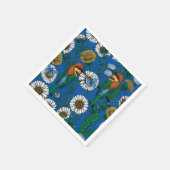 Bienenfresser auf blau serviette (Ecke)