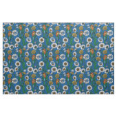 Bienenfresser auf blau stoff (Yard (91,4 cm))