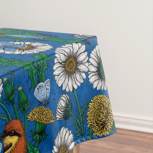 Bienenfresser auf blau tischdecke (Beispiel)