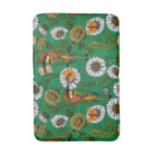 Bienenfresser auf einer Frühjahrswiese Badematte (Vorderseite Vertikal)