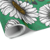 Bienenfresser auf einer Frühjahrswiese Geschenkpapier (Rolleneckpunkt)