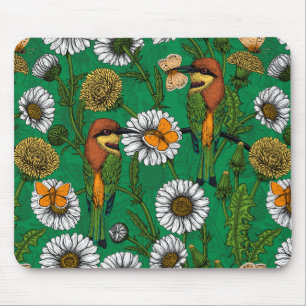 Bienenfresser auf einer Frühjahrswiese Mousepad