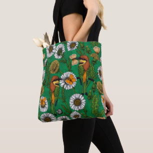 Bienenfresser auf einer Frühjahrswiese Tasche