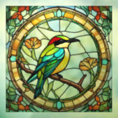 Bienenfresser Bird-Imitate aus festgeklemmtem Glas Fensteraufkleber (Blatt 3)