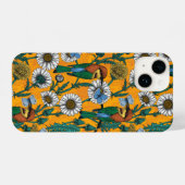 Bienenfresser, blaue Schmetterlinge und Gänse auf iPhone Hülle (Rückseite (Horizontal))