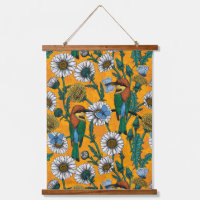 Bienenfresser, blaue Schmetterlinge und Gänse auf 