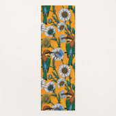 Bienenfresser, blaue Schmetterlinge und Gänse auf Yogamatte (Vorderseite)