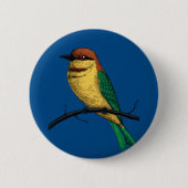 Bienenfresser Button (Vorderseite)