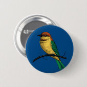 Bienenfresser Button (Vorne & Hinten)