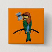 Bienenfresser Button (Vorderseite)