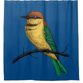 Bienenfresser Duschvorhang (Vorderseite)
