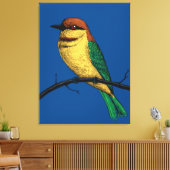 Bienenfresser Leinwanddruck (Insitu (Wohnzimmer))