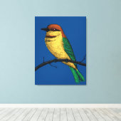 Bienenfresser Leinwanddruck (Insitu (Holzboden))