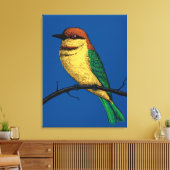 Bienenfresser Leinwanddruck (Insitu (Wohnzimmer))