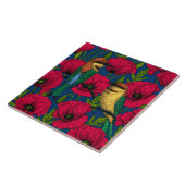 Bienenfresser und -mohn fliese (Seite)