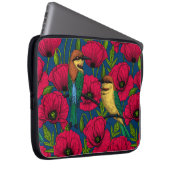Bienenfresser und -mohn laptopschutzhülle (Vorne Rechts)