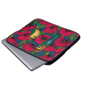 Bienenfresser und -mohn laptopschutzhülle (Vorne Knopf)