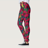 Bienenfresser und -mohn leggings (Links)