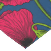 Bienenfresser und -mohn tischdecke (Schrägansicht)