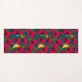 Bienenfresser und -mohn yogamatte (Vorderseite (Horizontal))