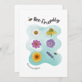 Bienenfreundlich - Harmonische Natur (Vorne/Hinten)