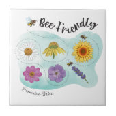 Bienenfreundlich - Harmonische Natur Fliese (Vorderseite)