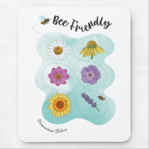 Bienenfreundlich - Harmonische Natur Mousepad