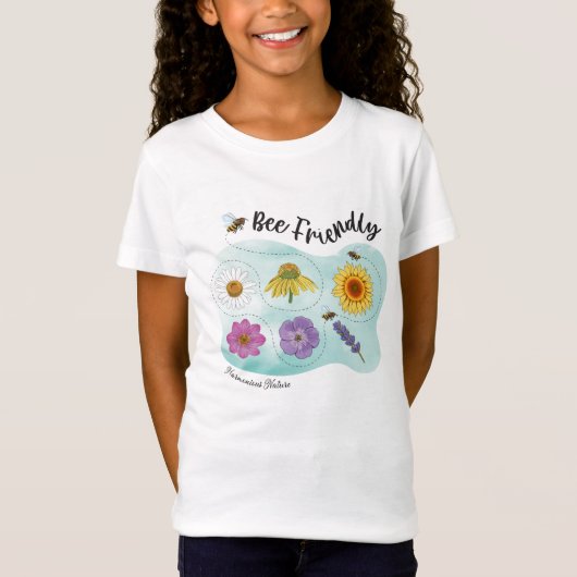 Bienenfreundlich - Harmonische Natur T-Shirt (Vorderseite)