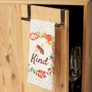 Bienenfreundliche Blumen   Geschirrtuch