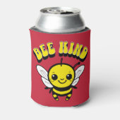 Bienenfreundliches Textdesign Dosenkühler (Kanne Rückseite)